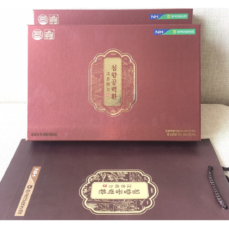 An Cung Ngưu Hoàng Hoàn Trầm Hương  Hàn Quốc 60 Viên