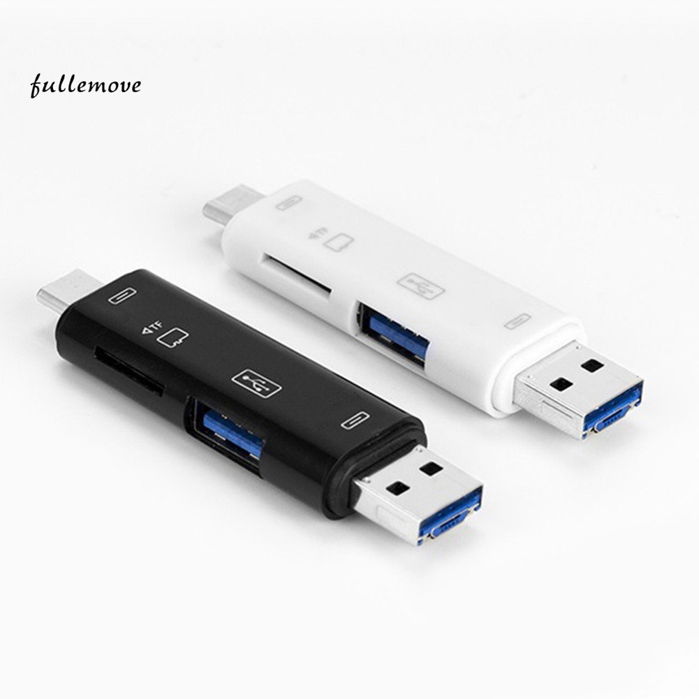 Đầu Đọc Thẻ Nhớ Đa Năng Cổng Micro Usb 2.0 Type-C Tf