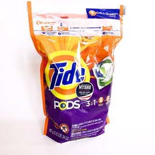 Viên giặt Tide - Nước giặt Tide (1 bịch 38 viên)