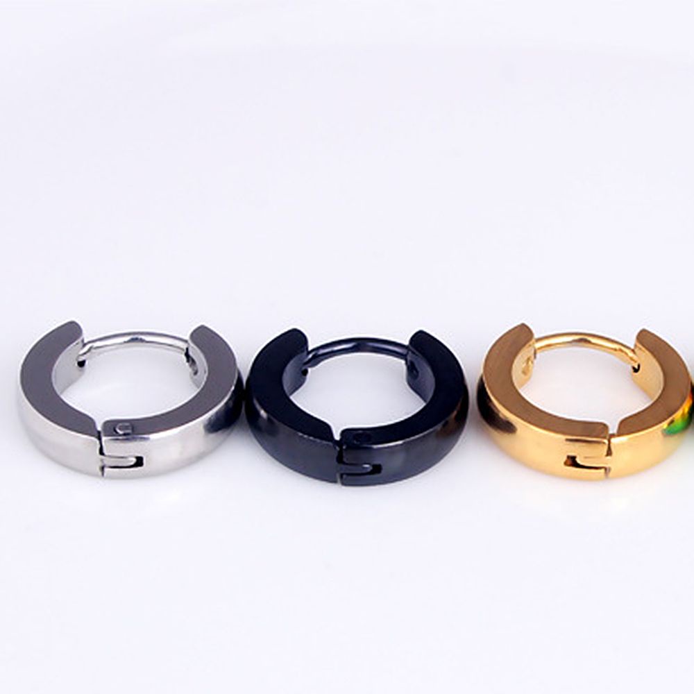 Khuyên tai tròn mini nhiều màu sắc thiết kế đơn giản thời trang cho nữ