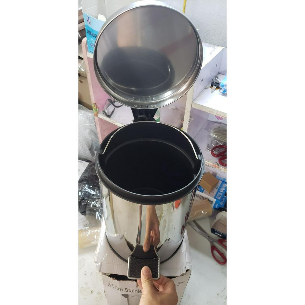Thùng rác Mini 3, 5 lit vỏ INOX 304
