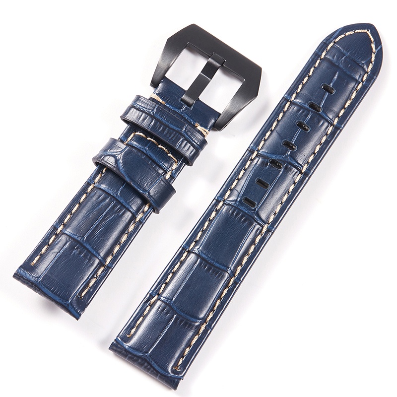 Dây Đeo Đồng Hồ Bằng Da 20mm 22mm 24mm 26mm Cho Nam Nữ