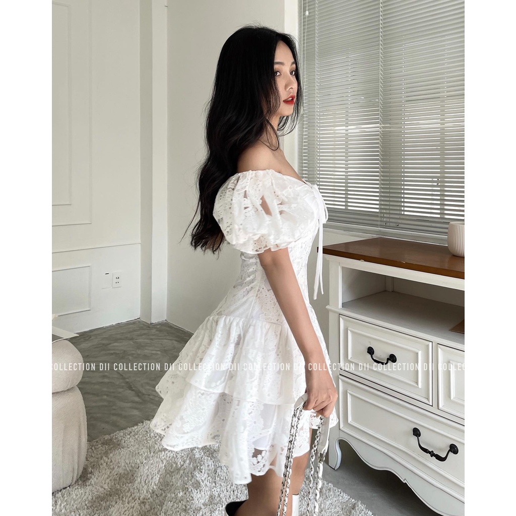 DII COLLECTION - Đầm thiết kế ren xoè tiểu thư cao cấp
