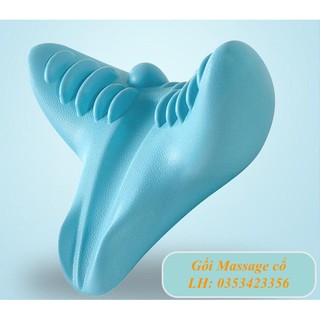 Gối massage cổ chữ C Hàn Quốc.