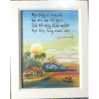 tranh đẹp vẽ tay 15 x20