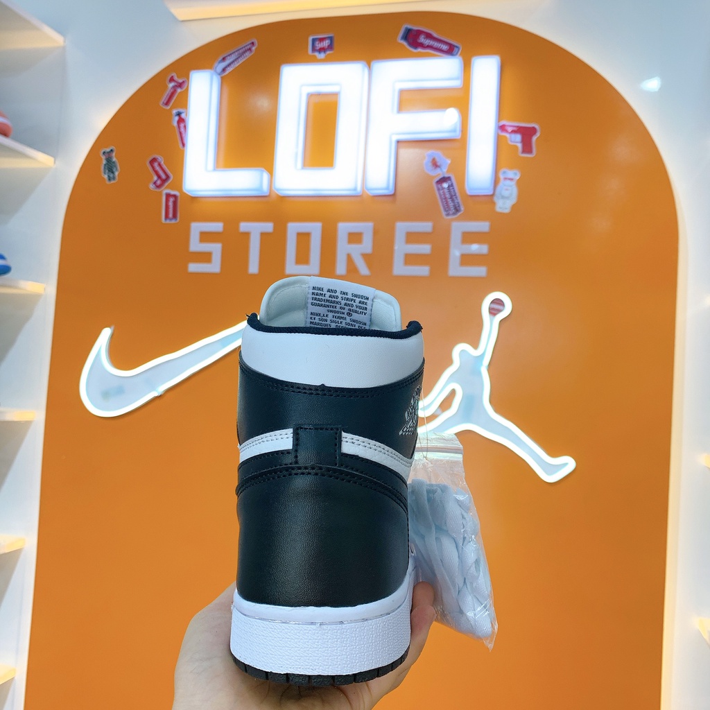 [LOFISTOREE] Giày Sneaker Đen Trắng Cao Cổ - Giầy Thể Thao Nam Nữ JD