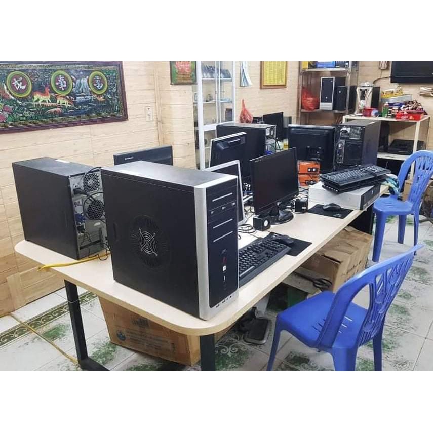 Máy tính cũ dùng cho văn phòng học tập có ổ SSD + Wifi, tặng kèm màn hình