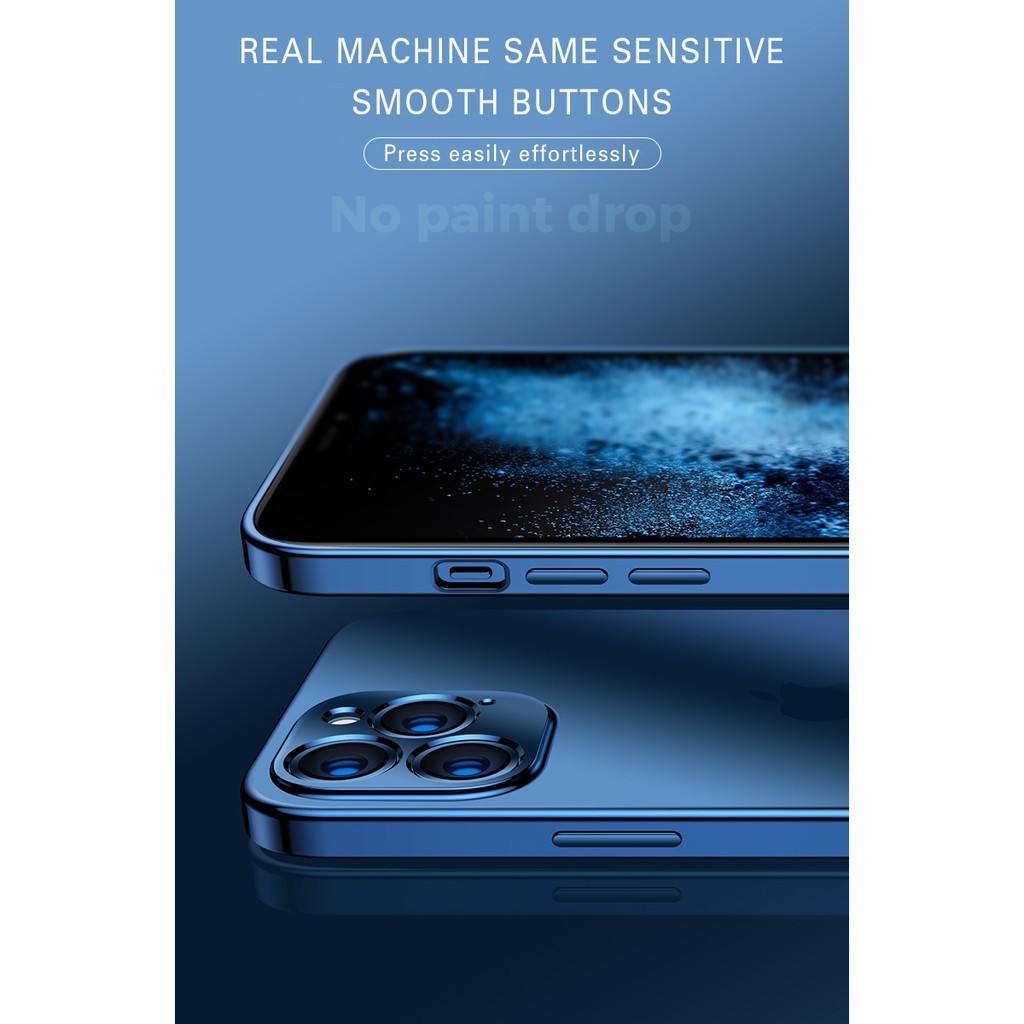 Ốp Điện Thoại Silicon Mềm Mạ Viền Cho iPhone 14 13 12 11 Pro Max X 7 8 SE 2020