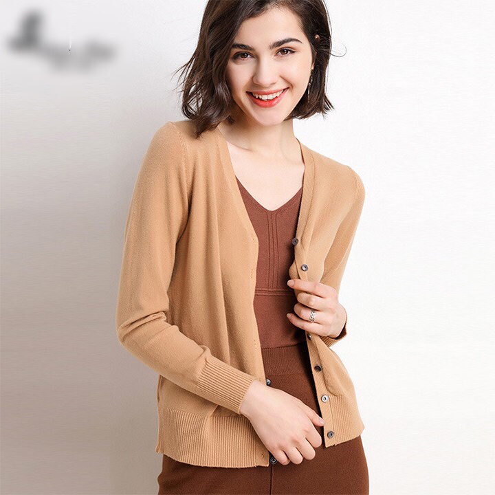 Áo Khoác Cardigan Dáng Dài Áo Len Nữ Hàn Quốc