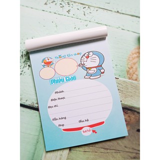 [CÓ SẴN] Phiếu giao hàng hình đoremon mới lạ