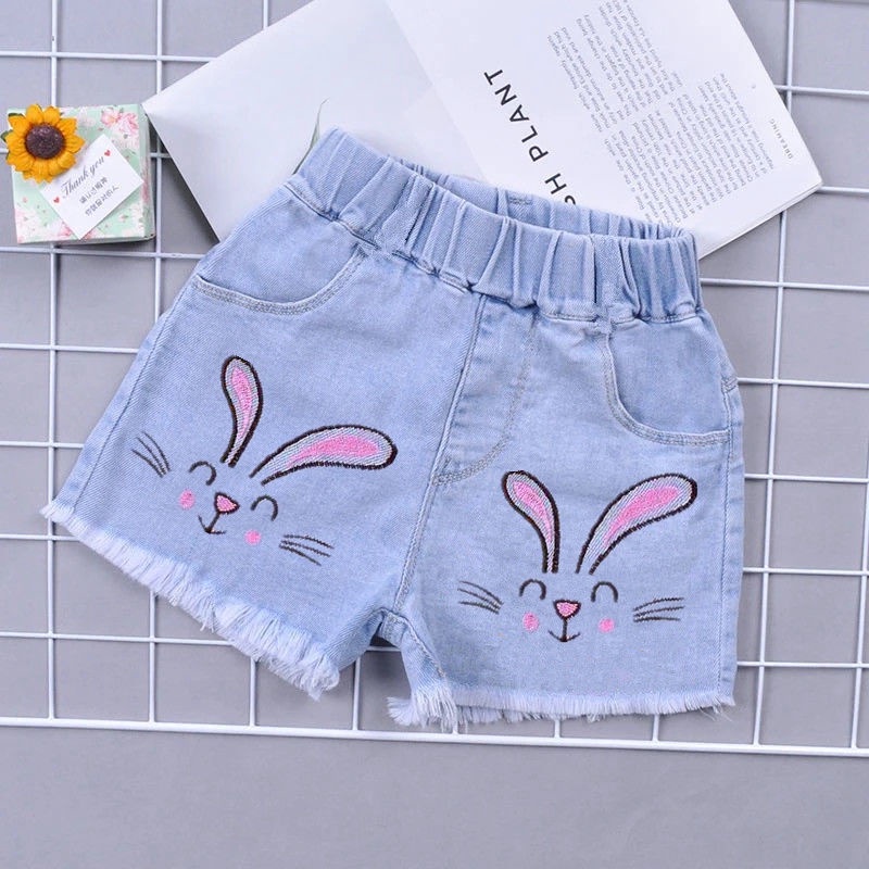 Quần Short Denim Mỏng Thời Trang Mùa Hè Mới 2022 Dành Cho Bé Gái