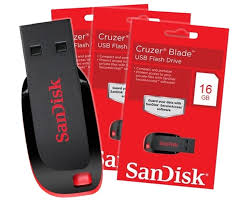 Usb 2.0 Sandisk Cruzer Blade 16gb