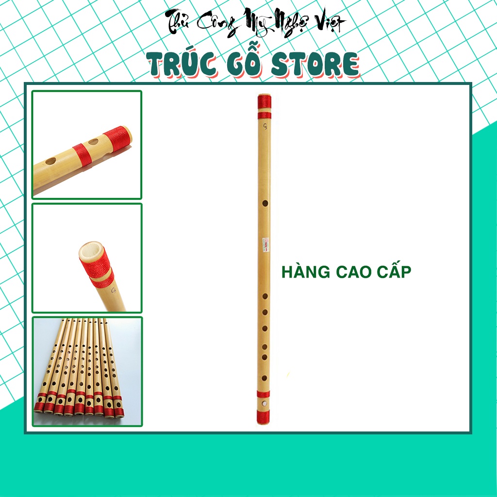 Sáo trúc tone Đô C5 - hàng cao cấp chuẩn âm