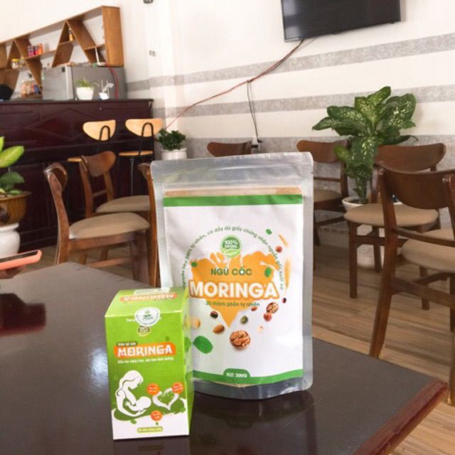 [Rẻ nhất shopee]VIÊN LỢI SỮA MORINGA tặng kèm ngũ cố lợi sữa[ Rẻ nhất shopee]