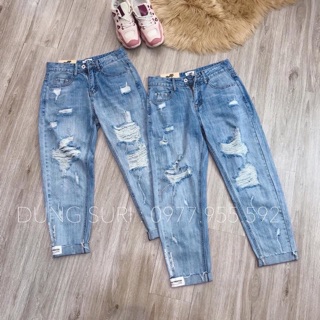 QUẦN JEAN BOY RÁCH VẢY SƠN