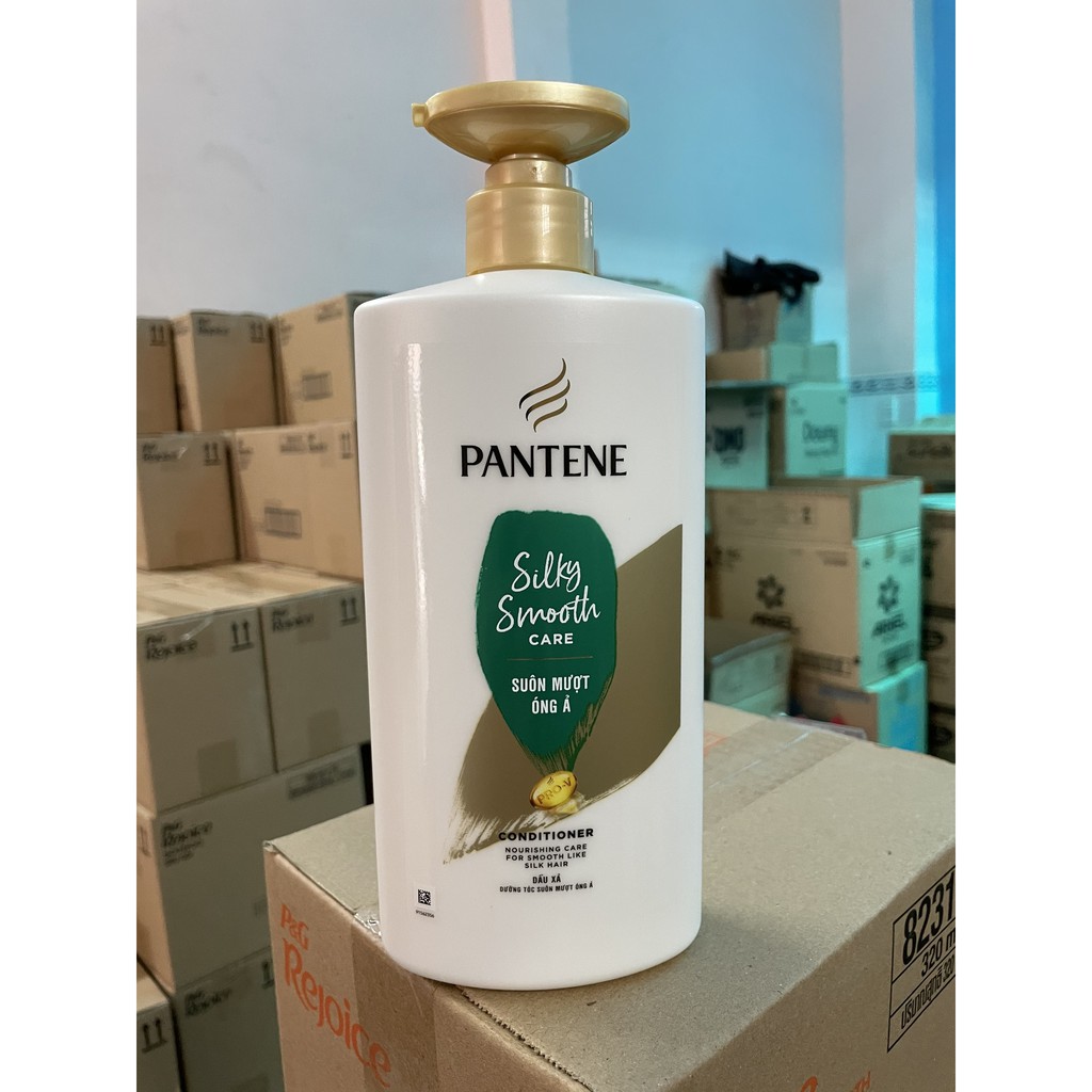 Dầu Xả Pantene Suôn mượt Óng Ả Chai (650ML)