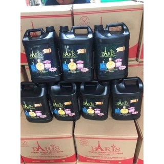 Thùng 4 can nước giặt Paris 5 lít .