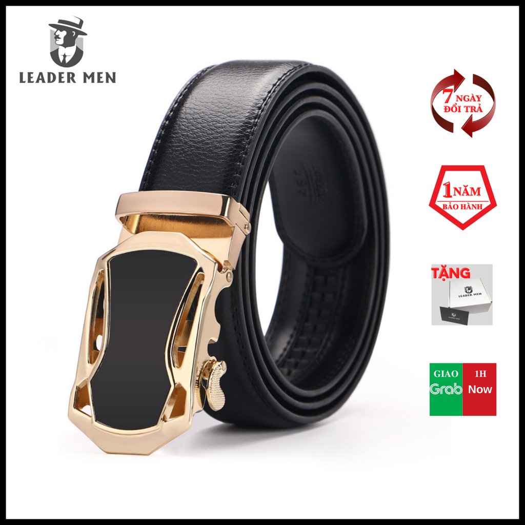 Thắt Lưng Nam LMEN-01 Chất Liệu Da Cao Cấp Khóa Tự Động - Dây Nịt Da Nam Thời Trang Kiểu Dáng Sang Trọng - LeaderMen