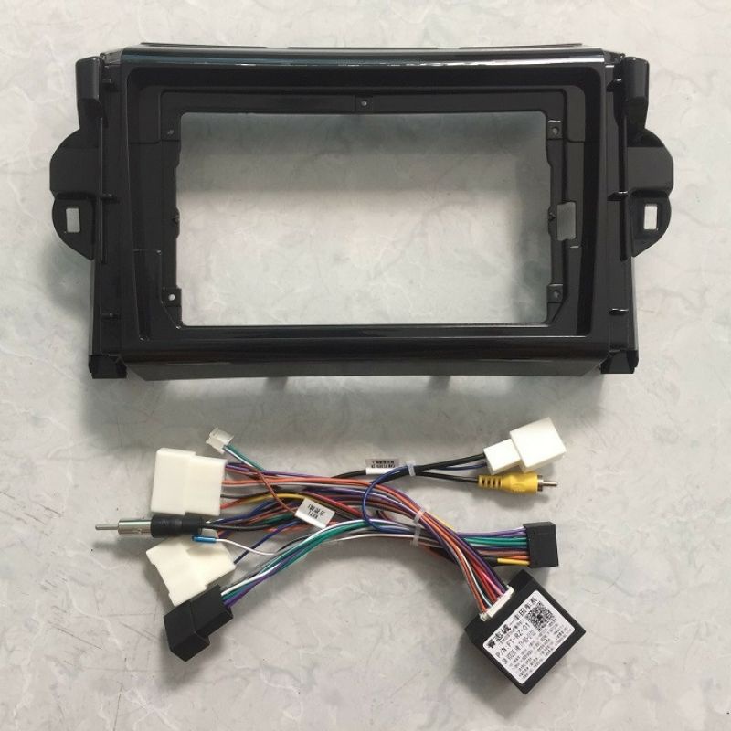 Mặt dưỡng FORTUNER 2017 - 2020. 2021, 9 INCH kèm jack nguồn zin + canbus