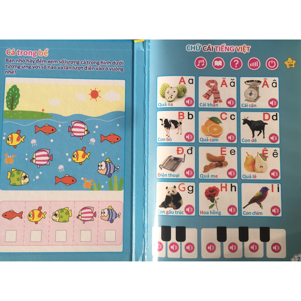 [Bán giá sỉ] Combo 10 cuốn Sách điện tử song ngữ cho trẻ em