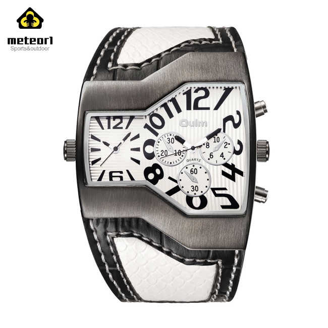 Men Business Quartz Watch Double Time Show Casual Sports Watches