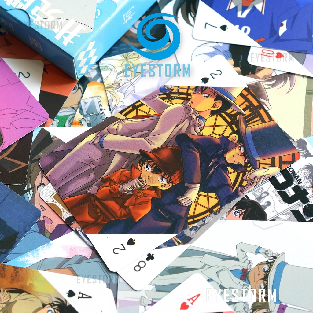 Bộ bài tây, tú lơ khơ anime, manga Conan - Thám tử lừng danh Conan - Detective Conan  - Poker S - 54 lá