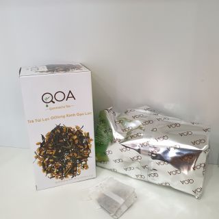 Trà Gạo Lức QOA túi lọc hộp 20 tép