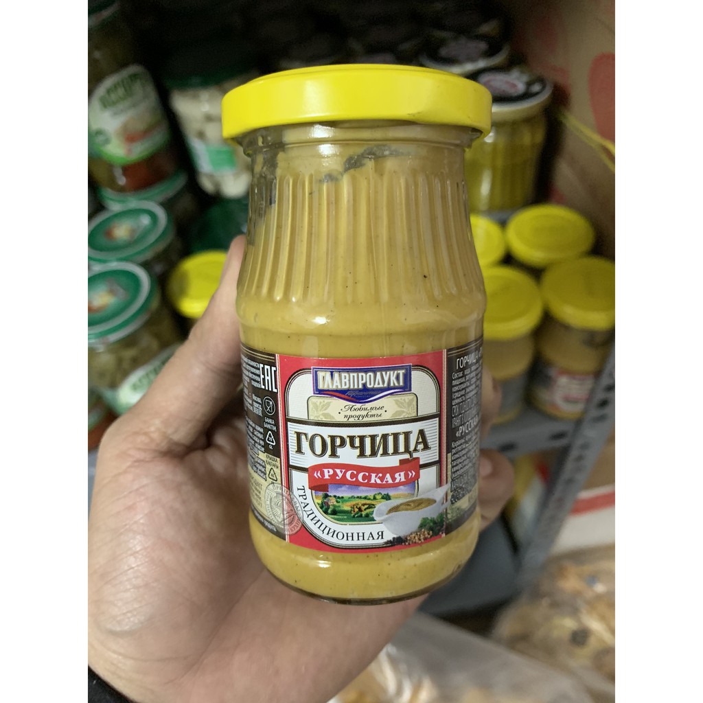 Mù tạt vàng Nga 170g