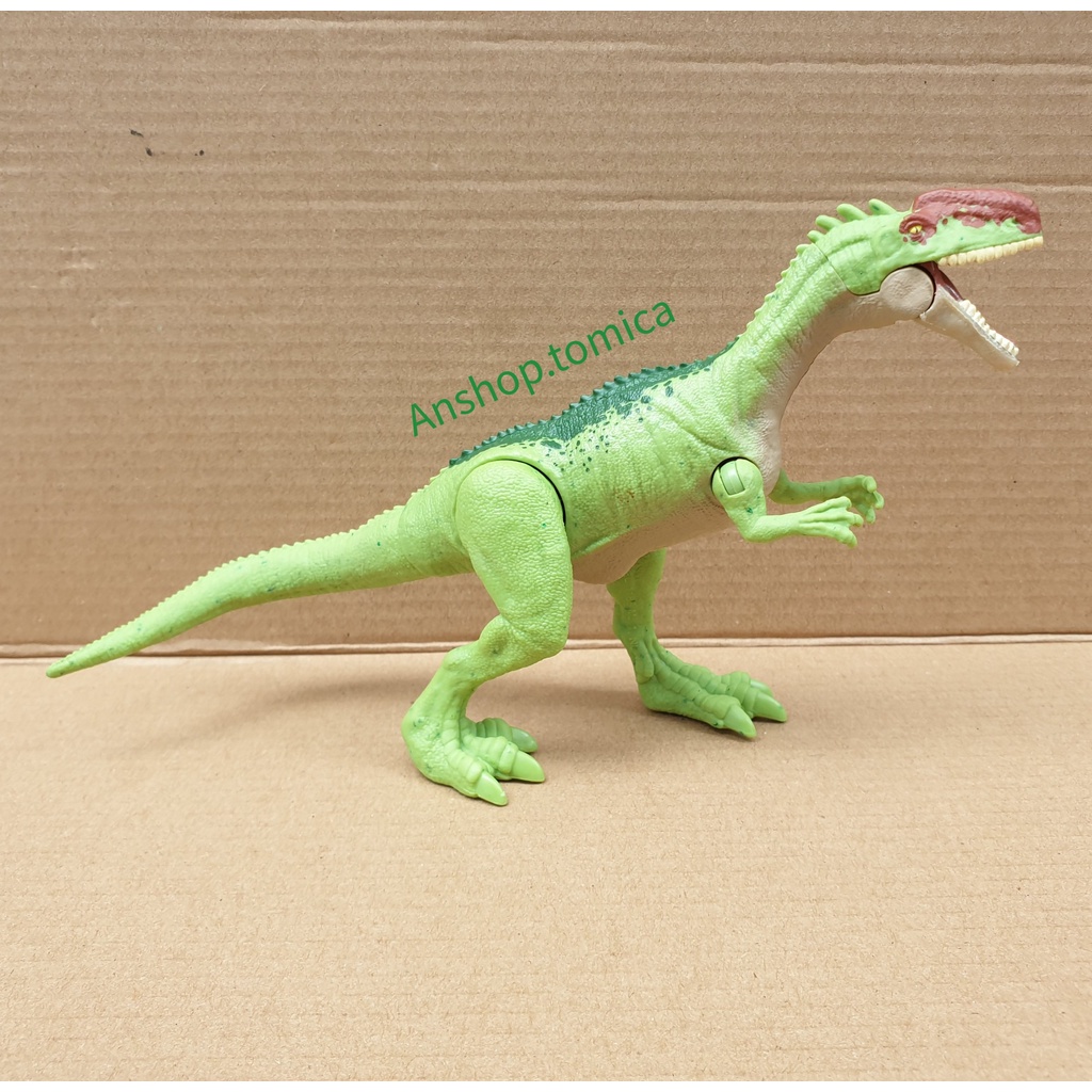 Mô hình khủng long Jurassic World KL01 màu xanh lá hàng Mattel