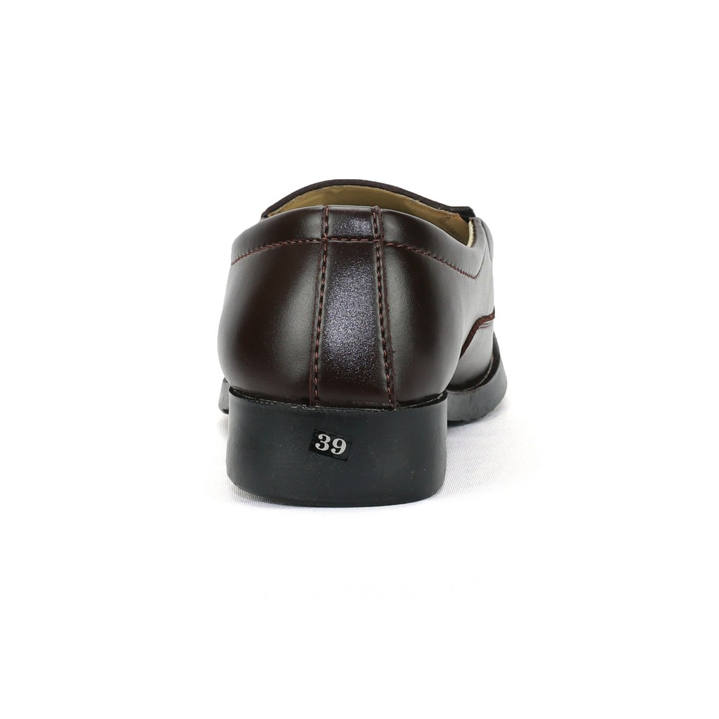 Giày Tây Nam Da Trơn Lịch Lãm Đen & Nâu