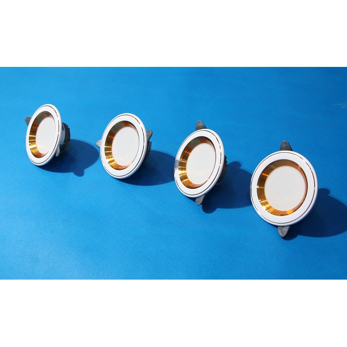 Bộ 4 Đèn LED âm trần đổi màu 5w, đèn trang trí phòng ngủ giá rẻ, chất lượng