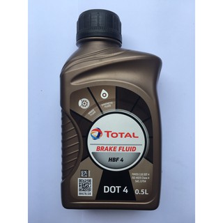 Dầu phanh TOTAL HBF4 Dot 4 0.5L Singapore [Hàng chính hãng TOTAL]