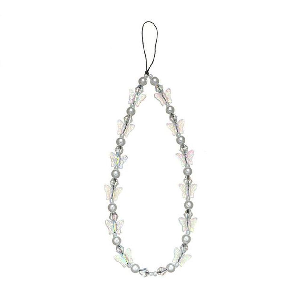 AUGUSTINA Dây Đeo Điện Thoại Dạng Chuỗi Hạt Acrylic Chống Thất Lạc Tiện Dụng