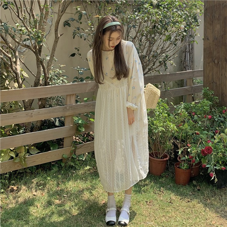 (ORDER) Set đầm babydoll vintage AK1536