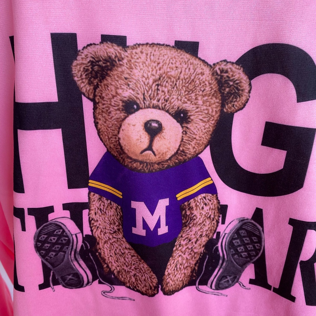 Áo Sweater nỉ bông Gấu M MOSCHINO  nam nữ