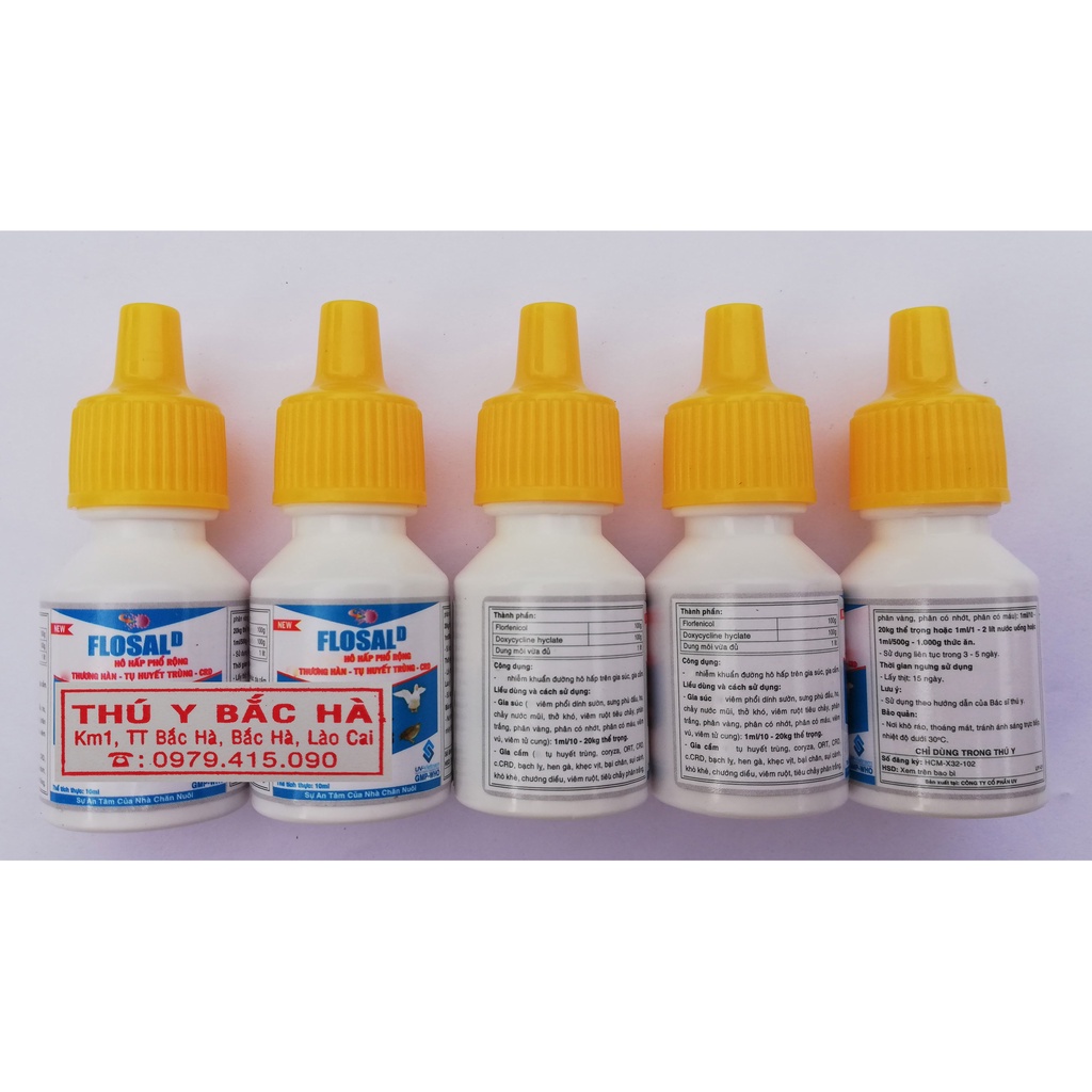 1 lọ Flosal D 10ml Chuyên dùng gia cầm, gà chọi, gà đá, chim cảnh