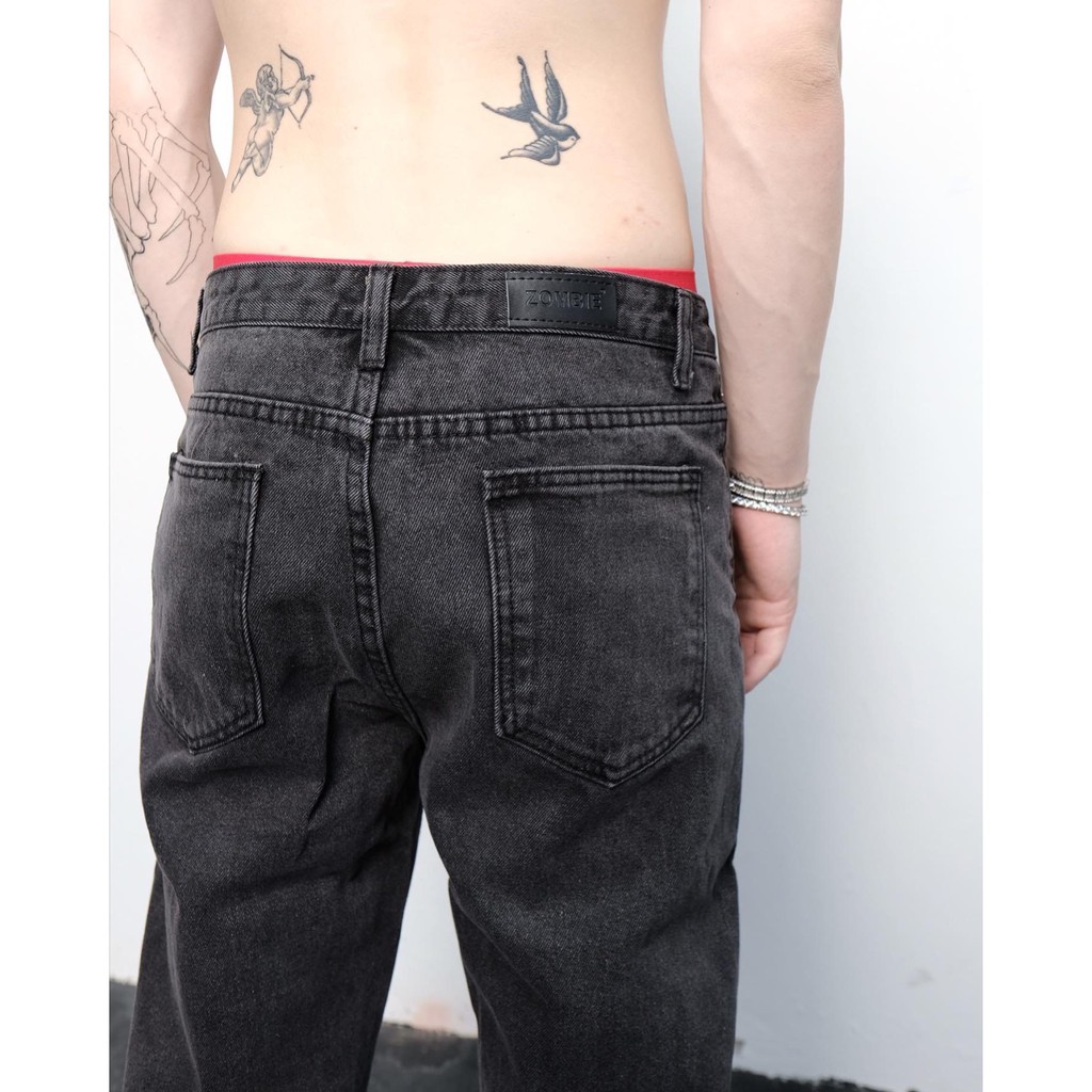 Quần ZOMBIE® Straight Fit Jeans In Black 8230 | WebRaoVat - webraovat.net.vn