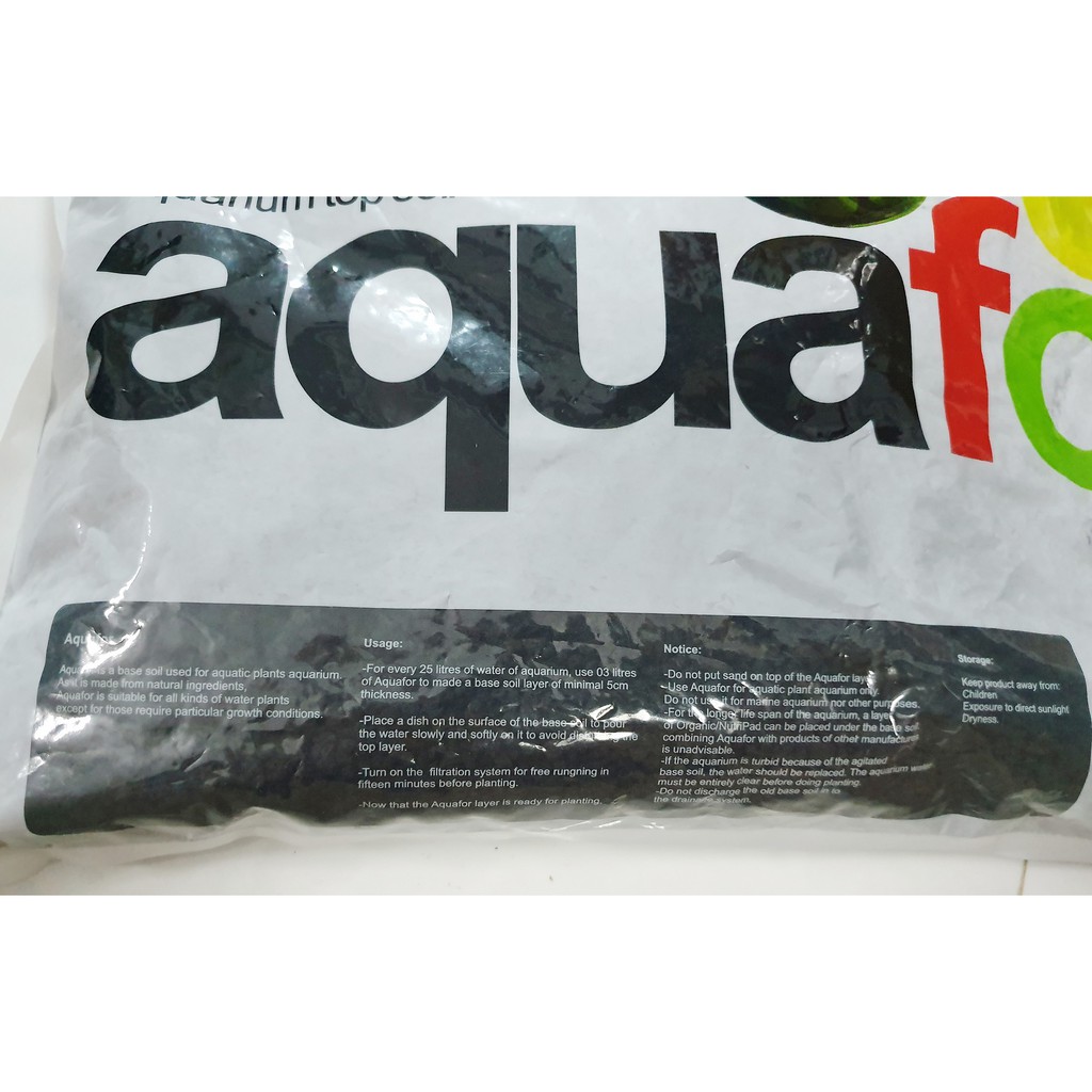 ĐẤT NỀN THỦY SINH BONBON AQUAFOR TOPSOIL 3L 2KG