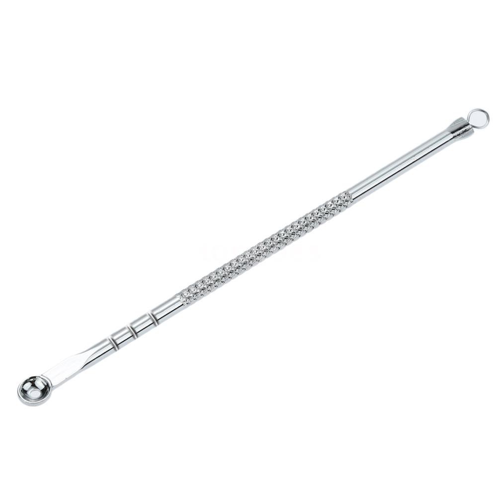 Que nặn lấy mụn đầu đen bằng Inox hai đầu đa năng