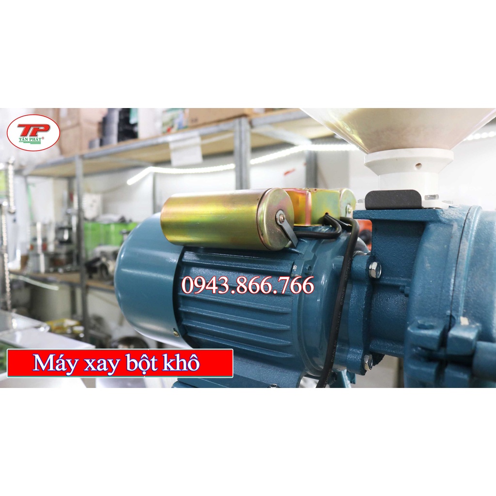 Máy xay bột khô đa năng nghiền các loại hạt ngũ cốc và gạo motor 2,2kw