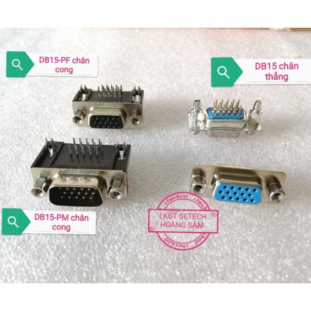 Cổng VGA DB15 3 hàng hàn mạch,cắm board các loại | WebRaoVat - webraovat.net.vn