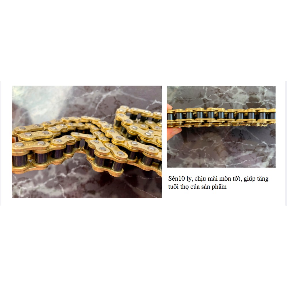 NHÔNG SÊN DĨA EXCITER 135  VÀNG