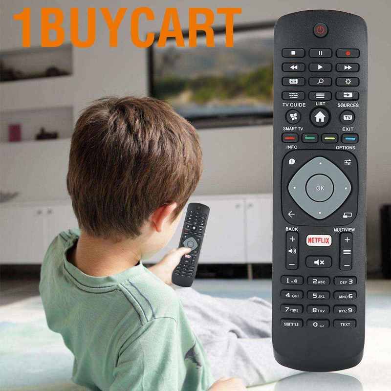 Điều khiển từ xa thay thế cho TV Philips Hof16H303Gpd24 Smart Netflix 398gr08b