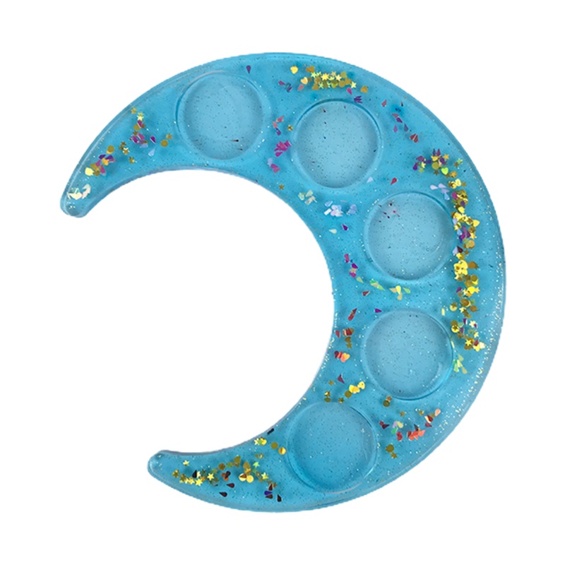 Khuôn Silicone 5 Lỗ Làm Đế Nến Epoxy Resin