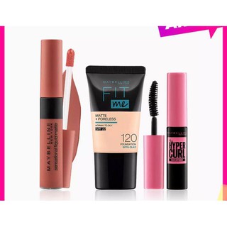 Bộ trang điểm Maybelline mắt - mặt - môi size du lịch