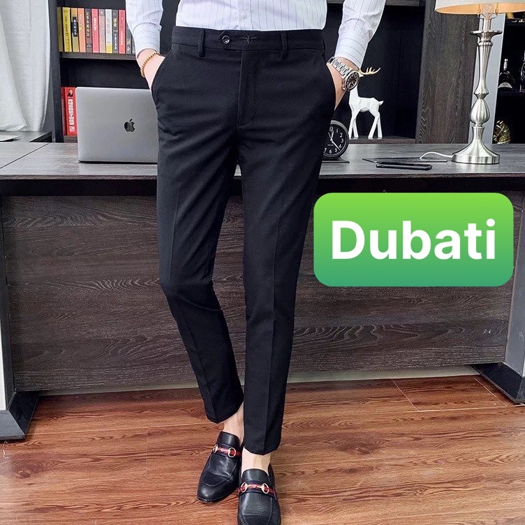 QUẦN TÂY NAM- QUẦN TÂY ÂU ỐNG CÔN CHẤT VẢI CO GIÃN CAO CẤP CÔNG SỞ- DUBATI FASHION