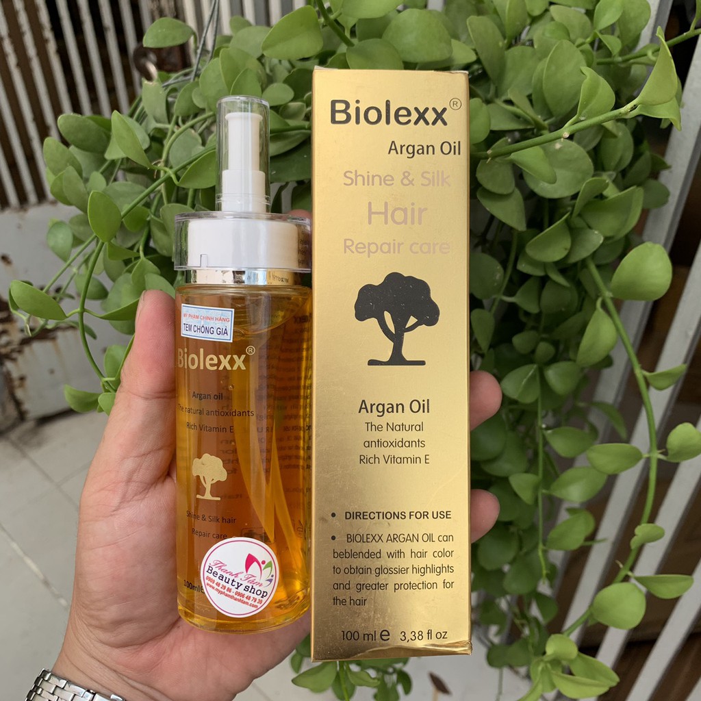 Tinh dầu dưỡng tóc cao cấp Biolexx Argan Oil 100ml (Italia)