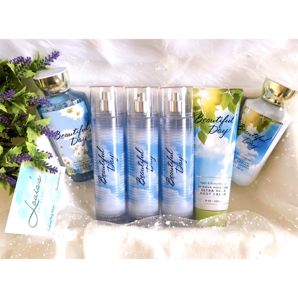 [ BEAUTIFUL DAY ] Trọn bộ chăm sóc cơ thể Bath &amp; Body Works Mỹ