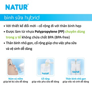 Bình Natur hybrid 120ml