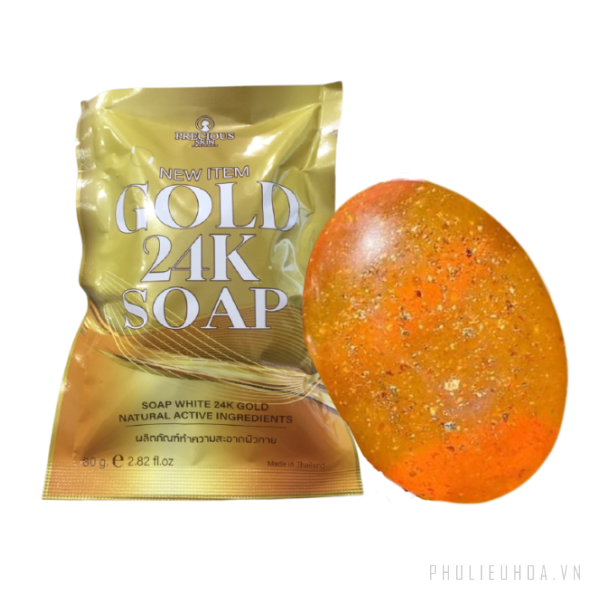 Xà phòng trắŉg da vàng Gold 24K Soap Thái Lan
